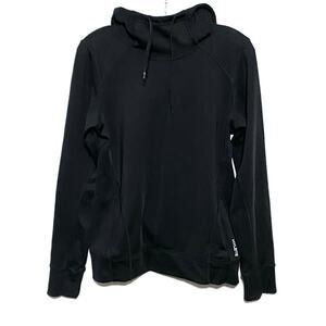 Hylete Black Pullover Hoodie Womens M Athleisure Athletic Comfort Sporty Workout